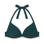 Plunge Bikini Top Monstera