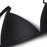 Triangle Bikini Top Black