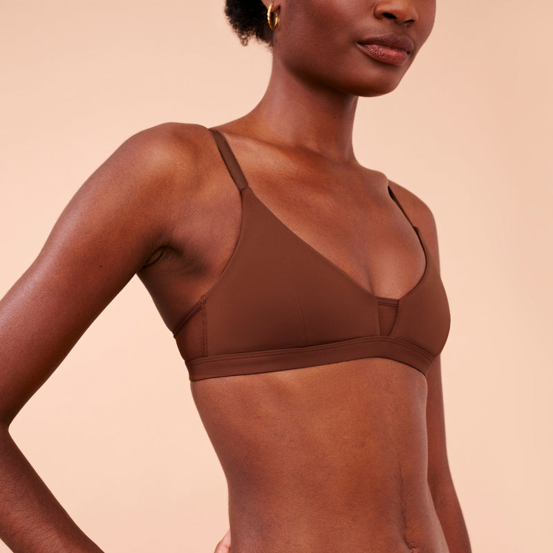 Limitless Wirefree Scoop Bra Cocoa's slide image