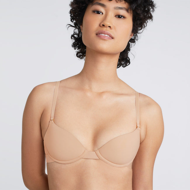 Pepper on X: FINALLY. It's time to try the bra reinvented for small boobs.  No more cup gaps, awkward padding or digging wires. Discover natural,  flattering lift and boob-hugging comfort. / X