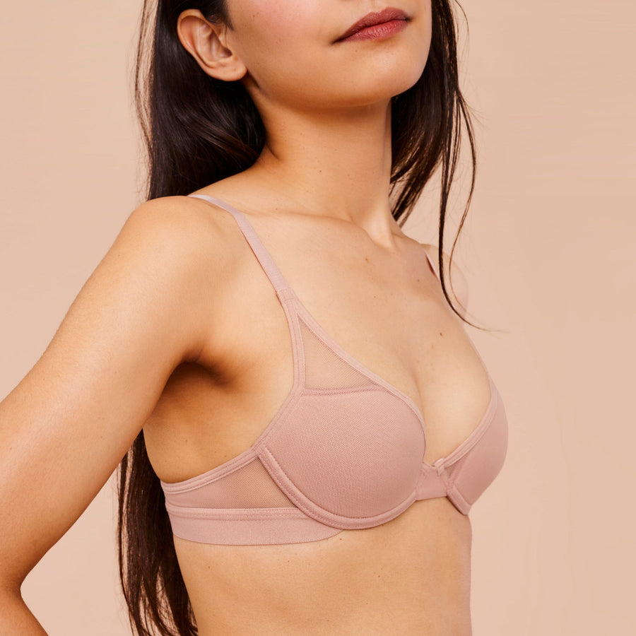 Contour Mesh Bra for Small Busts